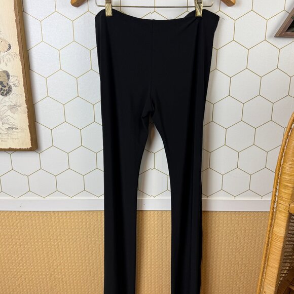 Black Two-Piece Dressy Set with Embellished Flare Leg Detail - Size - Large - Picture 6 of 10